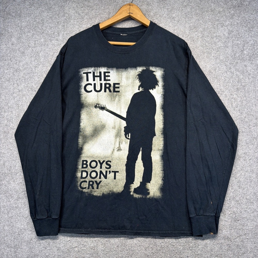 Vintage The Cure Boys Don't Cry Long Sleeve Men's  XL